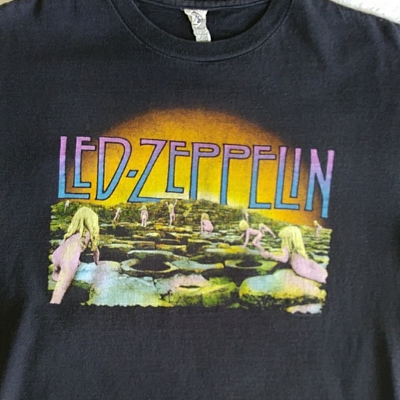 Led zeppelin houses of the holy t shirt Clearance